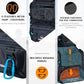 Fishing Backpack with Rod Holders,900D Oxford Water-Resistant Fishing Gear,42L Large Storage Tackle Bag for Men