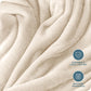 Bare Home Fleece Blanket - Kid Size - Ultra-Soft Lightweight for Bed, Sofa, and Couch - Luxury Microplush - Cozy Warm Blanket (Kid, Vanilla)