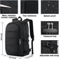 AMBOR Travel Laptop Backpack for Ｍen, 15.6-17.3 inch Laptop Backpack for School, Anti Theft Business Work Backpack with USB Charging Port, Water Resistant College Computer Bag for Men & Women, Black - Roamly
