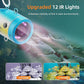 Eyoyo Underwater Fishing Camera Waterproof 1000TVL Video Fish Finder 7 inch LCD Monitor 12pcs IR Infrared Lights for Ice Lake and Boat Fishing (50m Cable)