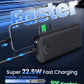 Portable Charger Power Bank 40000mah, USB C Fast Charging 22.5W External Battery Pack Phone Charger Quick Charge with 3 Outputs & 2 Inputs for iPhone 16/15 Samsung Android Camping Travel Essentials