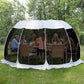Alvantor Pop Up Screen House Gazebo with Mosquito Netting, Instant UV Resistant Sun Shelter for Patio & Backyard, Portable Canopy Tent for 2-10 Person
