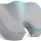 TushGuard Office/Car Seat Cushion, Non-Slip Sciatica & Back Coccyx Tailbone Pain Relief Chair Pad, Memory Foam Butt Pillow for Computer Desk, Wheelchair, Driving (Light Grey)