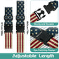 Slohif Luggage Straps for Suitcases Travel Belt Accessories Luggage Connector Identifiers Over Handle with Buckle Unique Nylon Adjustable Strap for Sleeping Bag Car Seat Flag(2 Pack)