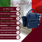 Truvelli Picnic Backpack for 4 with Blanket – 12-in-1 Insulated Picnic Basket Backpack Set with‬ Wine Holder, Cheese Board & Cutlery – Premium Picnic Back Pack for Family & Group‬ Adventures, Blue