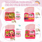 Kids Bento Lunch Box with 8oz Soup Thermo, Kids Leakproof Lunch Food Containers with 4 Compartment,Insulated Hot Food Jar with Lunch Bag for School, Travel (Pink-No lunch bag)