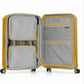 Traveler's Choice Pagosa Hardshell Expandable Luggage with Spinner Wheels, Yellow, 2-Piece Set (22/26)