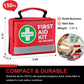 General Medi First Aid Kit - 150 Pieces Small Compact First Aid Kit Bag - Includes Instant Cold Pack, Emergency Blanket for Travel, Home, Office, Vehicle, Camping