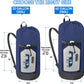 BALEINE 120L Laundry Bag Backpack, 900D Oxford Fabric Large Travel Laundry Bags with Shoulder Straps and 2 Mesh Pockets for College Dorm, Apartment, Laundromat (Navy, 120L)
