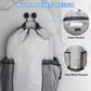 BALEINE 120L Laundry Bag Backpack, 900D Oxford Fabric Large Travel Laundry Bags with Shoulder Straps and 2 Mesh Pockets for College Dorm, Apartment, Laundromat (Gray, 120L)