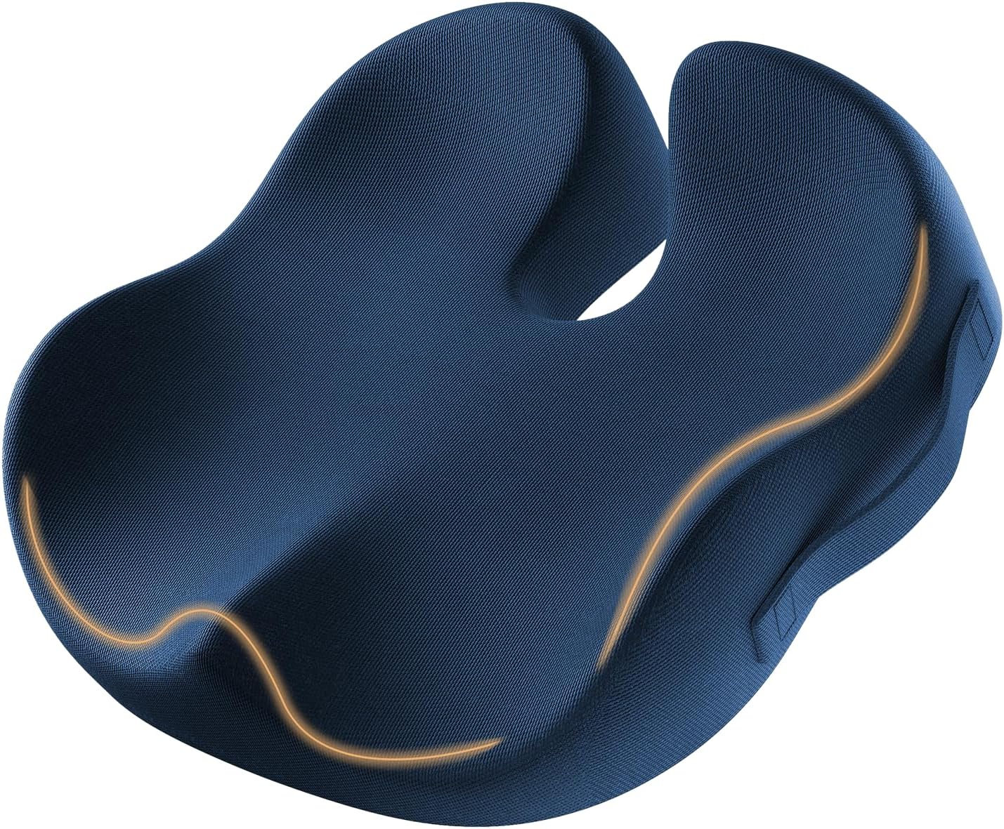 ProtoArc Seat Cushion, Office Chair Cushion for Sciatica, Coccyx Cushion, Ergonomic Memory Foam Seat Cushion for Car, Home, Pressure Relief Pad for Hip, Tailbone, All Day Comfort - Nayy