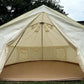 DANCHEL OUTDOOR B6 Luxury Glamping Wall Tent w/Stove Jack, No Center Pole, Higher Side Wall, 900D Flame Retardant Oxford for 4 Season 4-6 Person Family Yurt Cabin Glamping Camping,13ft/16.4ft