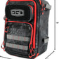 EGO Kryptek Tactical Tackle Box Backpack, Durable Fishing Tool Bag, 1000D Nylon Fabric with PVC Back, Water-Resistant, Multiple Storage Pockets, Laser-Cut Molle Loops, Includes 4 Tackle Trays