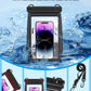 Large Capacity Waterproof Phone Pouch, Floating Dry Bag for iPhone 16 13 12 11 Pro Max Galaxy S22 S21 Waterproof Bag Sunscreen Glasses Storage Dry Pouch for Swimming Rafting Boating