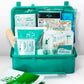 General Medi 150 Pieces Hardcase First Aid Kit - First Aid Box Contains Premium Medical Supplies for Travel, Home, Office, Vehicle, Camping, Workplace & Outdoor (Pack of 2)