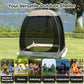 Alvantor Pop Up Screen House Gazebo with Mosquito Netting, Instant UV Resistant Sun Shelter for Patio & Backyard, Portable Canopy Tent for 2-10 Person