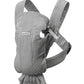 BabyBjörn Baby Carrier Mini, Gray, 3D Mesh | Newborn Carrier (7-25 lbs), Ergonomic, Easy-to-Use