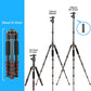 BONFOTO B690C Lightweight Carbon Fiber Portable Tripod Compact Travel Camera Tripod Monopod with 360 Degree Ball Head,1/4" Quick Release Plate and Carry Bag for DSLR Cameras