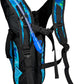 Reflective Hydration Backpack, Hydration Pack - Water Backpack with 2L/3L Hydration Bladder, Essential for Festivals - Rave Hydration Pack for Hiking, Running, Cycling, and Festivals