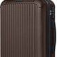 LIGHT FLIGHT Carry On Luggage 22x14x9 Airline Approved, Durable Hard Shell Carry On Suitcases with Wheels, Expandable Hardside Lightweight Travel Luggage with TSA Lock, Coffee Brown