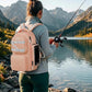 MATEIN Fishing Sling Bag with Lure Rod Holder & Phone Pouch, Waterproof 3600 Tackle box Backpack with Removable Bait Binder