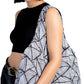 Nanobag Ultra-Lightweight Heavy Duty Foldable Tote for Women & Men, Reusable Grocery & Travel Bag, Packable Collapsible Compact Market Essential (XL Sketch)