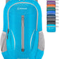 ZOMAKE Ultra Lightweight Packable Backpack 25L, Foldable Hiking Backpacks Water Resistant Small Folding Daypack for Travel(Light Blue)