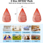 3Pcs Mesh Laundry Bags Washing Machine Mesh Wash Bags Jumbo for Delicates Clothes,Bed Linen,Toys with Drawstring Closure Sturdy(3 XXLarge 28 x 26 Inches, Orange)