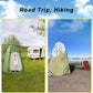 Portable Camping Privacy Tent, Outdoor Shower Tent Kit with 5 Gallon Shower Bag-(Nozzle Upgraded)