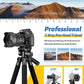 JOILCAN Tripod for Camera, 67" Heavy Duty Camera Tripod, Phone Tripods for Video Recording Photo Vlog, Aluminum Tripods with Holder & Travel Bag for Cameras DSLR iPhone Projector Laser