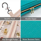SFYBYHEART Travel Jewelry Organizer Case, Jewelry Travel Bags for Women, Large Capacity Travel Jewelry Case for Tangle-Free Earrings, Necklaces, Rings Storage, Travel Accessories,Teal