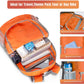ZOMAKE Ultra Lightweight Hiking Backpack 20L, Packable Small Backpacks Water Resistant Daypack for Women Men(Orange)