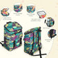 Cooler Backpack Soft Insulated Leak Proof 30 Cans Insulated Backpack Cooler Portable Picnic Camping Beach Hiking BBQ Lunch Backpack for Men and Women -Leaf Flowers
