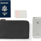 Leatherology RFID Black Onyx Slim Zip Travel Wallet - Compact and lightweight, Versatile storage, Zip closure - Roamly