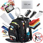 VECKUSON Large 18.4 Inch Laptop Backpack with USB Charger Port, TSA Friendly Flight Approved and RFID Anti-Theft Pocket, Red - Roamly