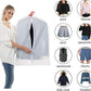 Clear Garment Bags Clothes Covers Protecting Dusts (Set of 12) for Storage Plastic Garment Bags Hanging Clothes Bags Dress Bag with Full Zipper for Closet Storage - 24'' x 32''/12 Pack