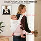 Baby Carrier Newborn to Toddler- Ergonomic,Cozy and Lightweight Infant Carrier for 7-40lbs,3 Carry Positions Newborn Carrier,Black Houndstooth