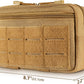 Tactical Molle Admin Pouch Utility Laser Cut EDC Tool Pouch Bag Horizontal Modular Pouches Include US Flag Patch and Keychain