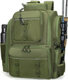 WANOON 42L Fishing Backpack with Rod Holders. Large Ttackle Bag Strong Materials