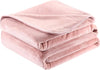 Surii Home Luxury Microfiber Flannel Blanket, Super Soft, Warm, Cozy, Fluffy, and Breathable, Perfect Throws for Bed, Couch, Sofa, for All Season Use. 350GSM Travel Size 50x60 Inches(Sepia Rose)