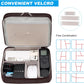 CILLA Electronic Organizer Travel Case, Travel Cord Organizer Case Portable Waterproof Cable Organizer Bag for Charger, Cord, USB, Power Bank, Earphone, 9817, Coffee