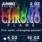 Fire Color Changing Packets for Fire Pit, Campfire, Bonfire, Outdoor Fireplace | Mystic, Rainbow, Magic, Colorful Flames | 4 oz Total, 2-2 oz Jumbo Packets
