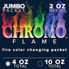 Fire Color Changing Packets for Fire Pit, Campfire, Bonfire, Outdoor Fireplace | Mystic, Rainbow, Magic, Colorful Flames | 4 oz Total, 2-2 oz Jumbo Packets