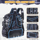 50L Fishing Tackle Backpack with Rod Holder and 4 Included 3600 Tackle Boxes - Waterproof Fishing Backpack for Ultimate Gear Organization and Storage (Black Camo)