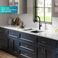 KRAUS Kitchen Sink Bellucci 29” Undermount Workstation Granite, Metallic Gray, Accessories, KGUW2-30MGR