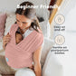 CuddleCarry™ Pre-Wrapped Baby Ring Sling by CuddleBug - Adjustable, Lightweight Baby Carrier Wrap - Ergonomic Front Carry for Newborn to Toddler (0-36m, 8-35 lbs) - Pink