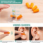 100 Pairs Earplugs for Noise Canceling Ear Plugs for Sleep Work Snoring Sound Canceling Blocking Construction Loud Noise Reducing Soft Foam Earplugs