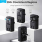 Anker Nano Travel Adapter, 5-Port Power Adapter with 1× 2-Pin AC, 2 USB A, 2 USB C for 20W, Smart Temperature Control, Works in 200+ Countries, Not a Voltage Converter, Travel Essentials (1-Pack)