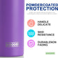 koodee Tumbler with Lid and Straw-20 oz Stainless Steel Vacuum Insulated Coffee Traver Mug for Women- Beach Cup Tumbler (Purple-Black)