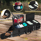 Rexmica Fishing Rod Bag Backpack Holds 8 Rods & Reels, Fishing Tackle Bag with Compartment for Tackle Boxes, Fishing Gear or Equipment, Fishing Pole Carrying Bag with Tactical Molle System